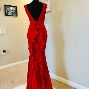 Fashion nova red maxi dress